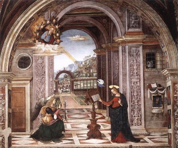 Annunciation Renaissance Pinturicchio Oil Paintings